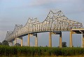 USA
Louisiane - novembre 2013
Région de la Nouvelle Orléans et de LA Fayette. 
Pont métallique typique enjambant le mississippi  
