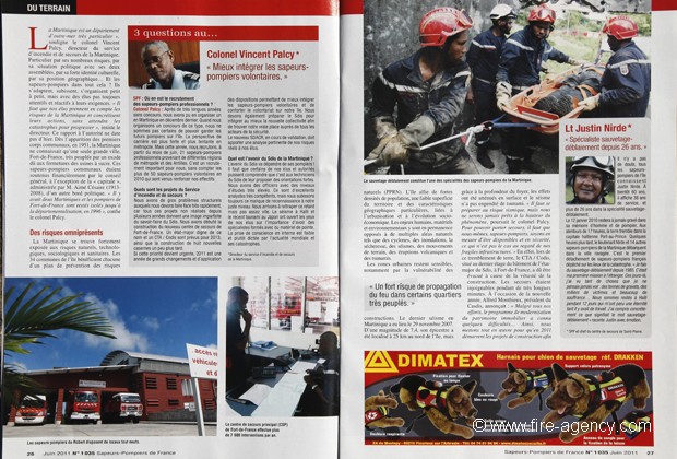 sapeurs pompiers de France magazine (juin 2011)